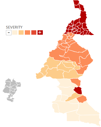 Severity of Nutrition Sector (HNO 2016)