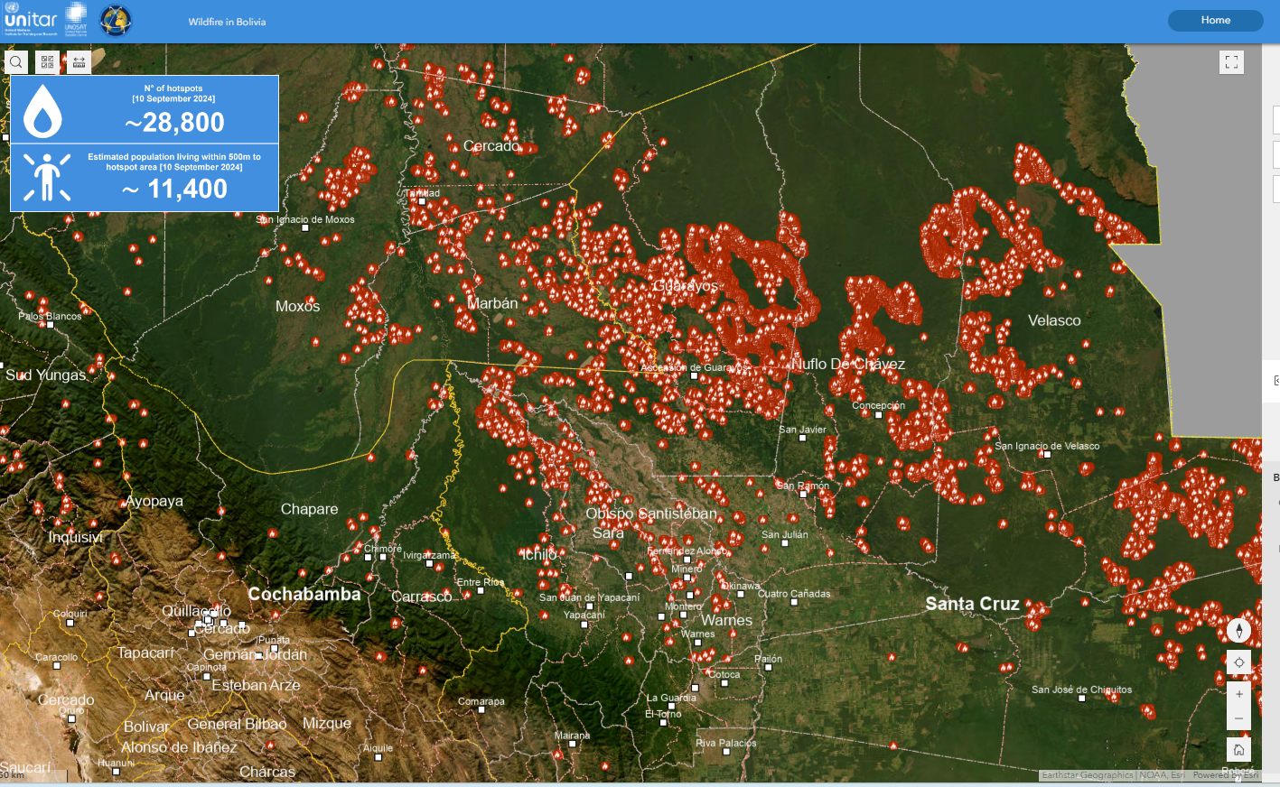 Incendios Bolivia 2024