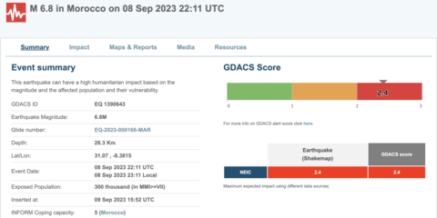 Tiltify - Morocco Earthquake Response