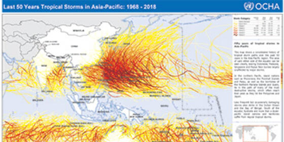 Asia Pacific Regional Hazard Map Screenshot