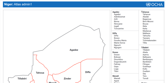 Niger Reference Maps