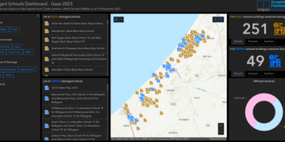 Damaged Schools Dashboard - Gaza 2023