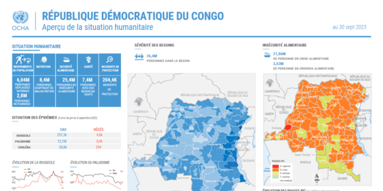 Aperçu de la situation humanitaire