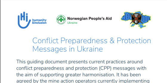 Conflict Preparedness & Protection Messages in Ukraine