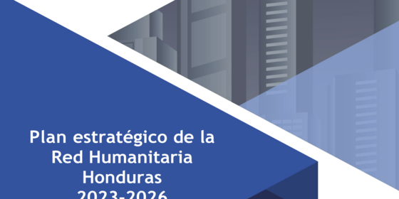 Portada Plan Estratégico Red Humanitaria Honduras 2023-2026