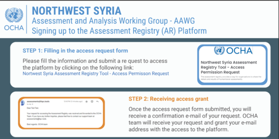 Assessment guidance screenshot